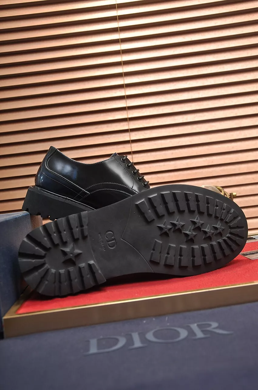 Christian Dior Leather Shoes For Men Resilient 1212