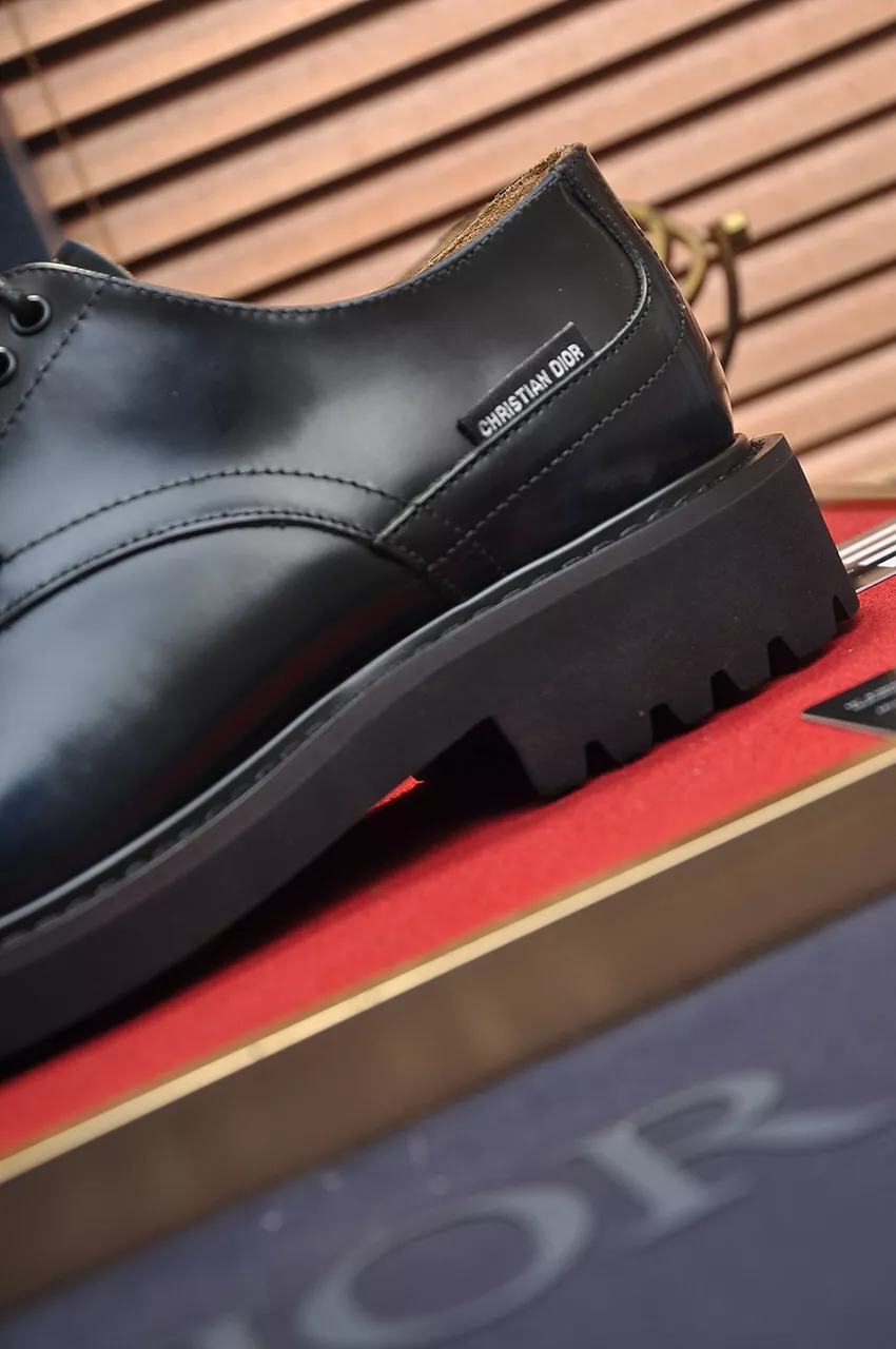 Christian Dior Leather Shoes For Men Resilient 1212