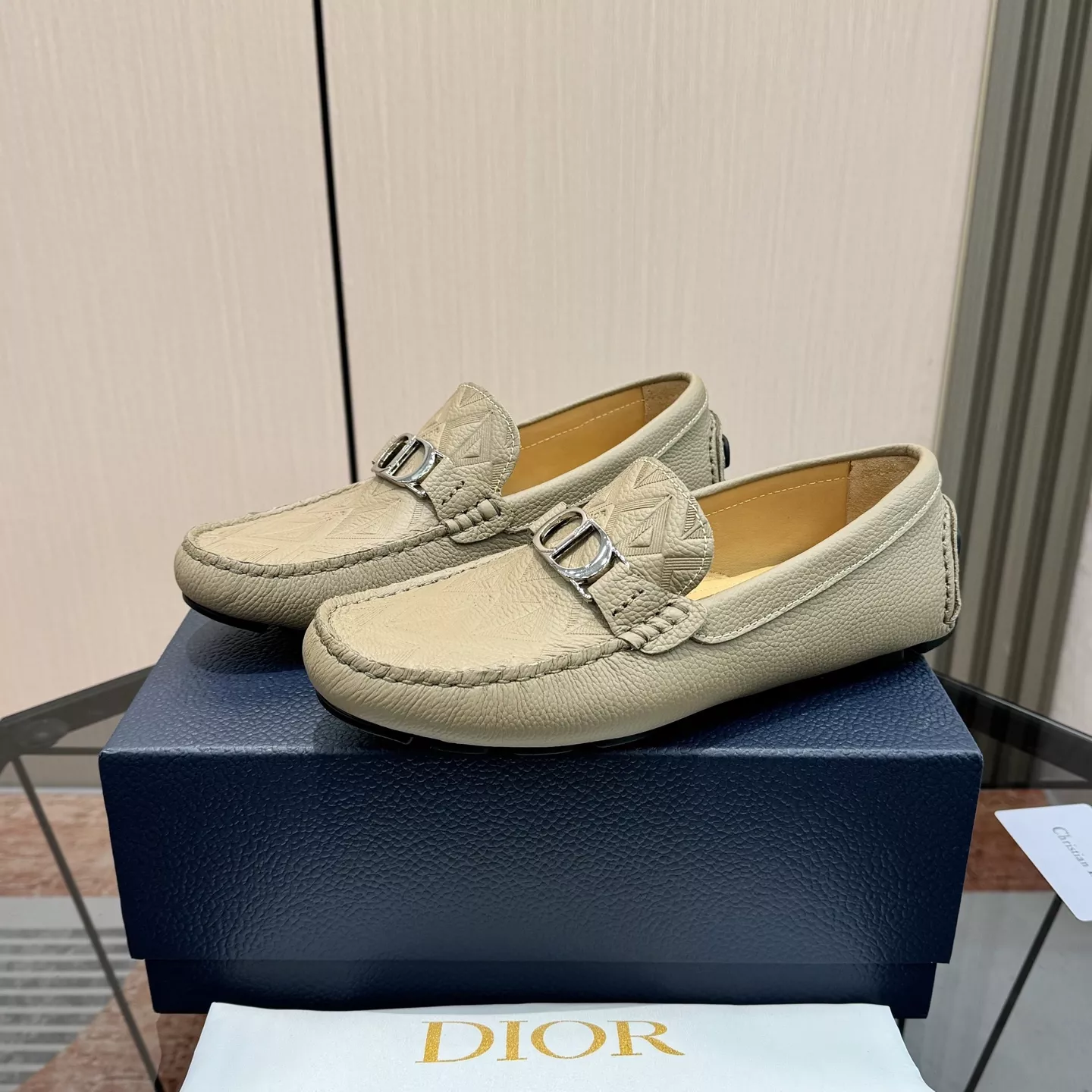 Christian Dior Leather Shoes For Men Resilient 6764