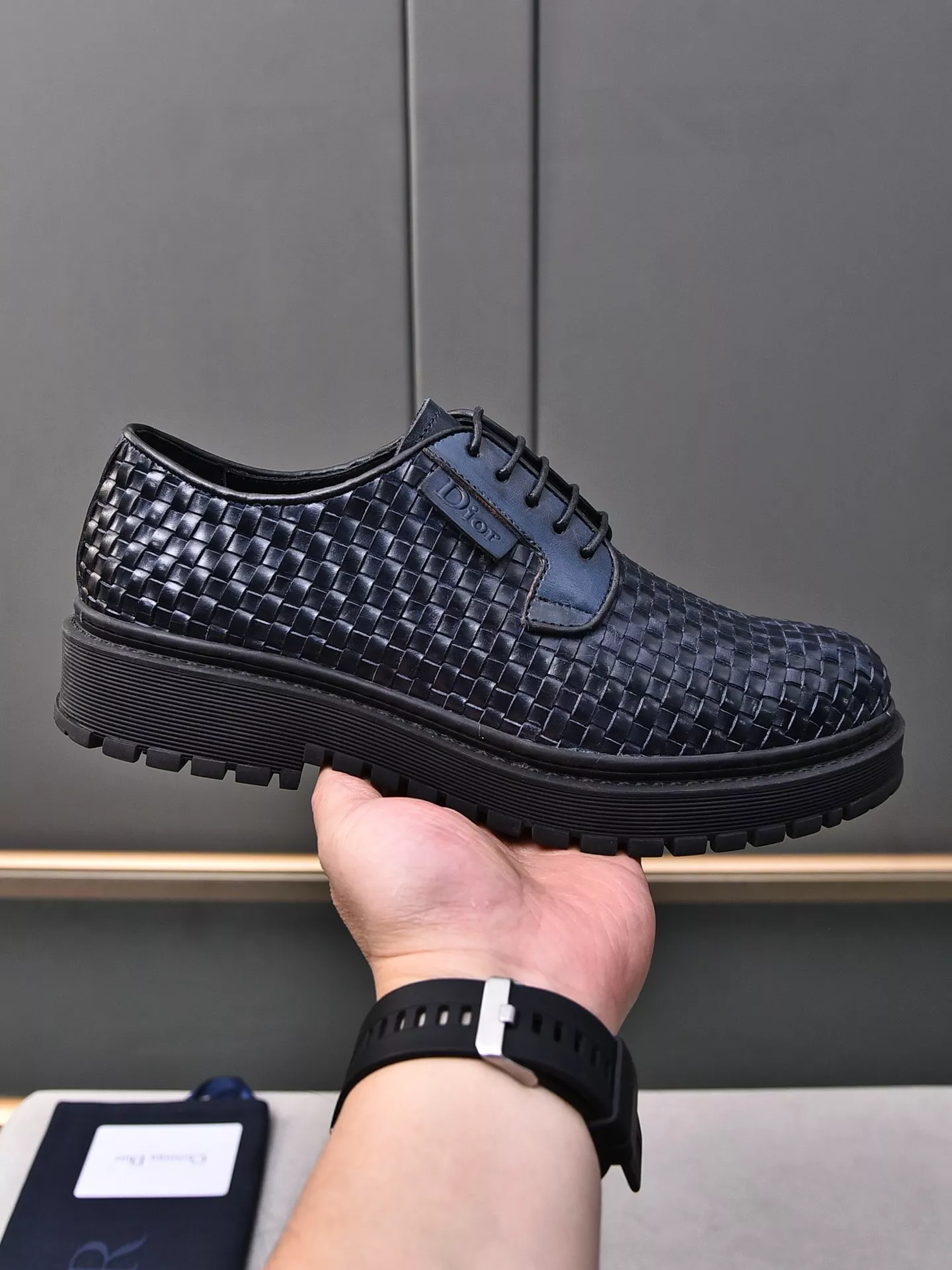 Christian Dior Leather Shoes For Men Sleek 9200