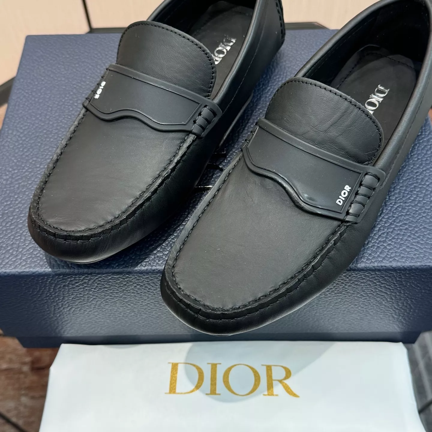 Christian Dior Leather Shoes For Men Stylish 3354
