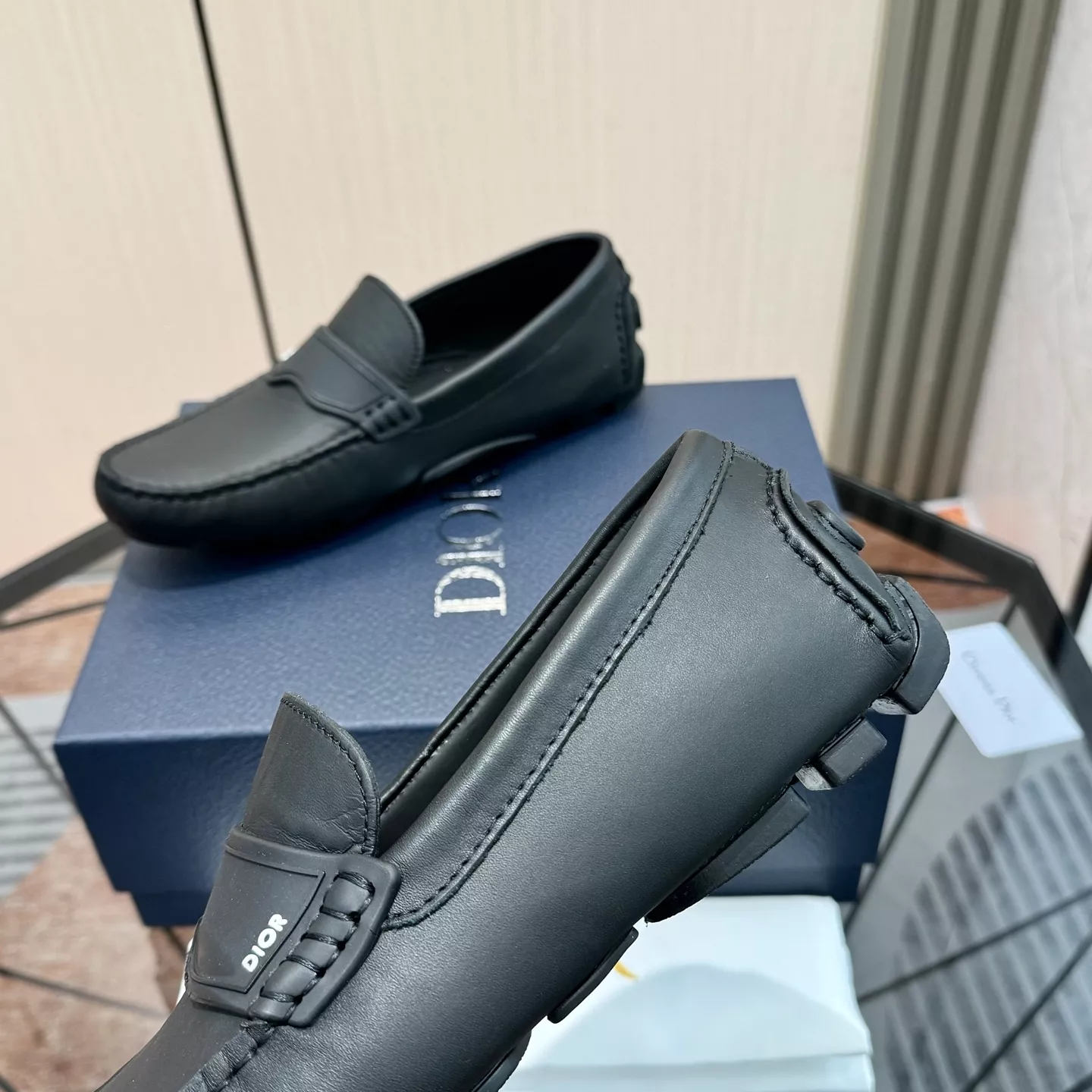 Christian Dior Leather Shoes For Men Stylish 3354