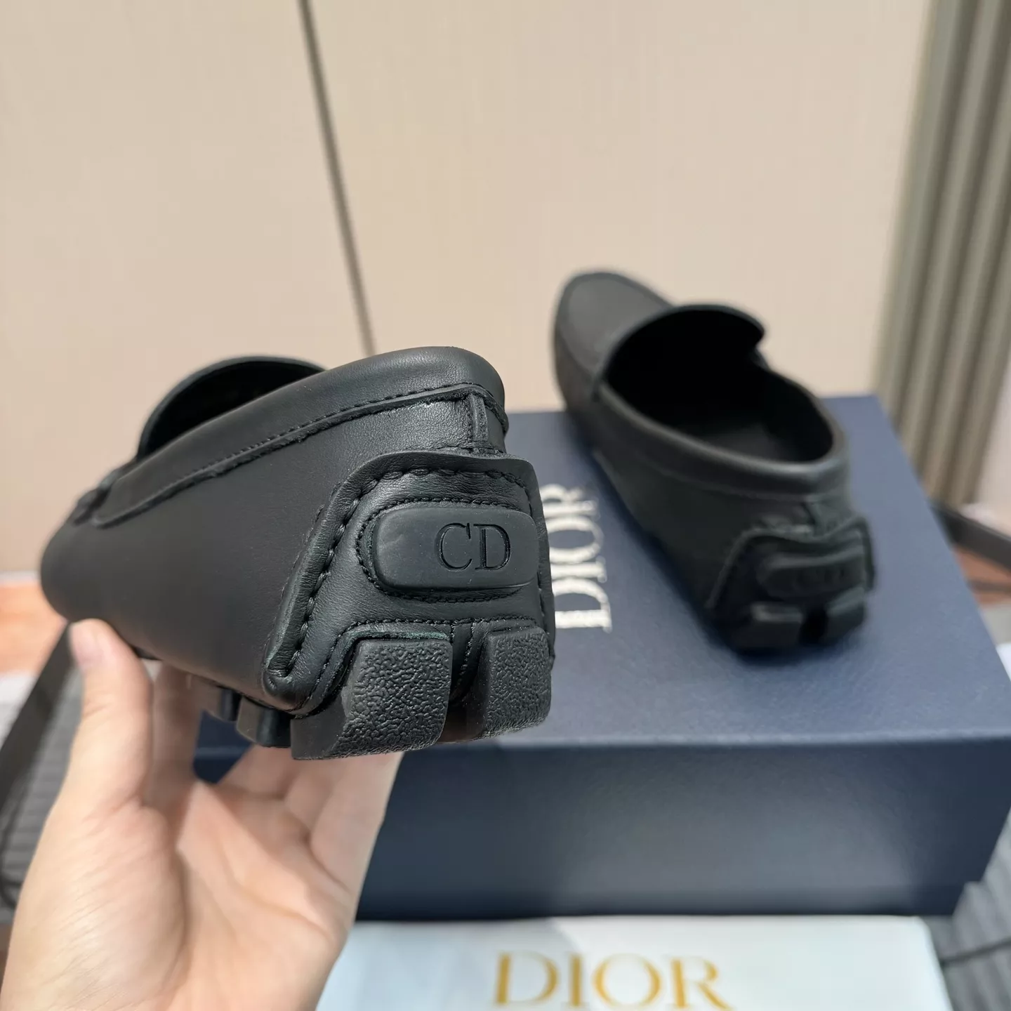 Christian Dior Leather Shoes For Men Stylish 3354