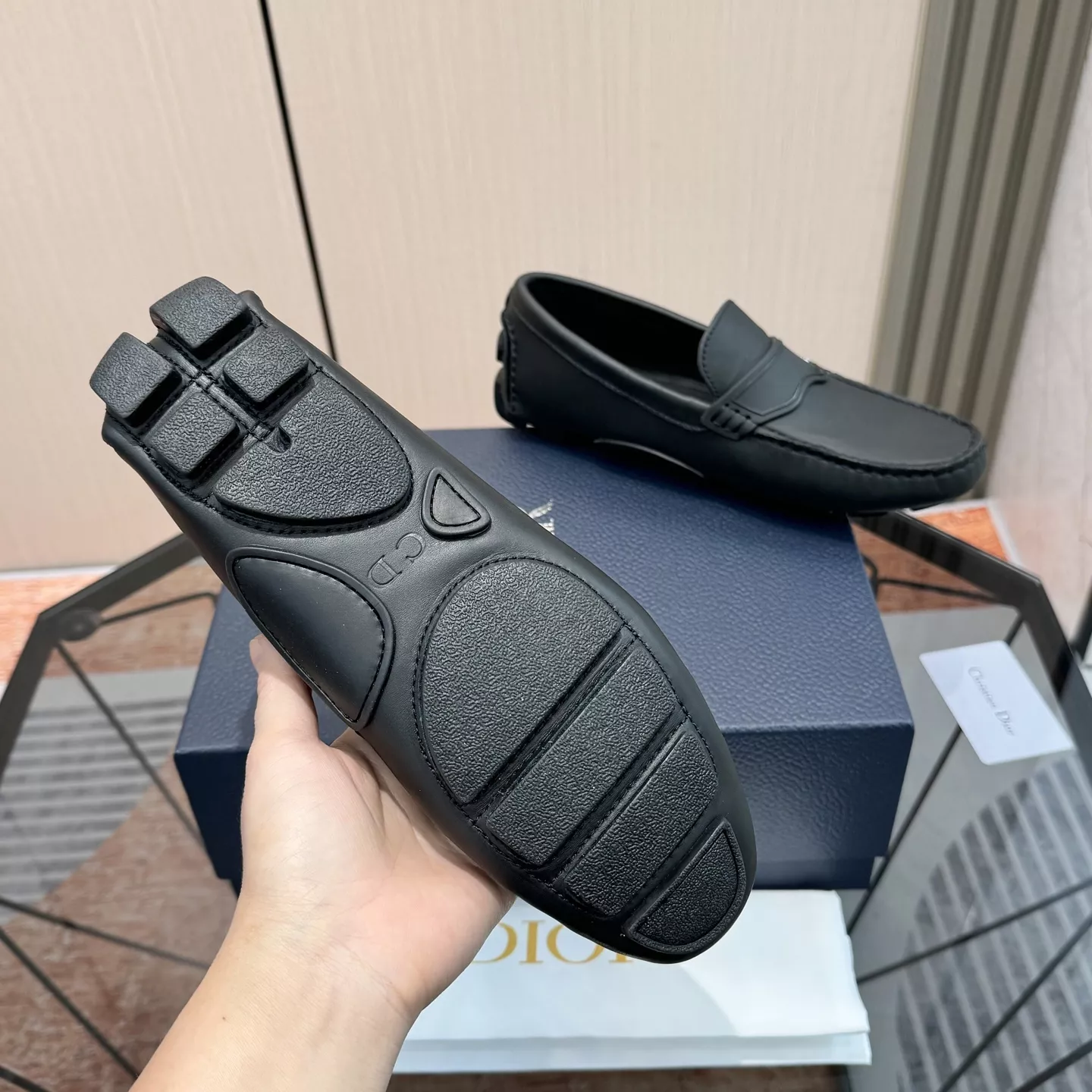 Christian Dior Leather Shoes For Men Stylish 3354