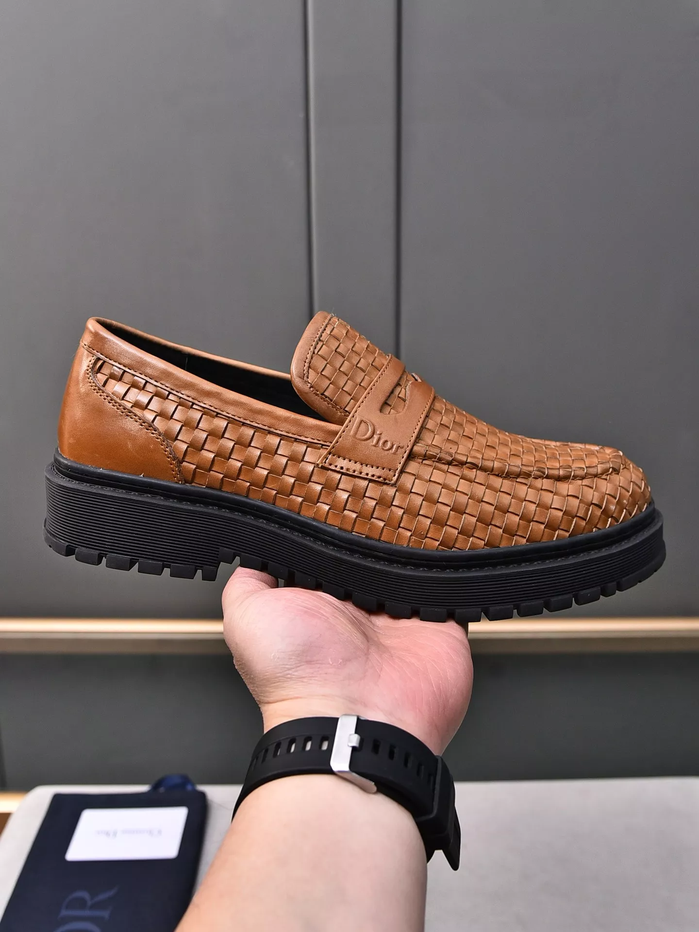 Christian Dior Leather Shoes For Men Trendy 4474
