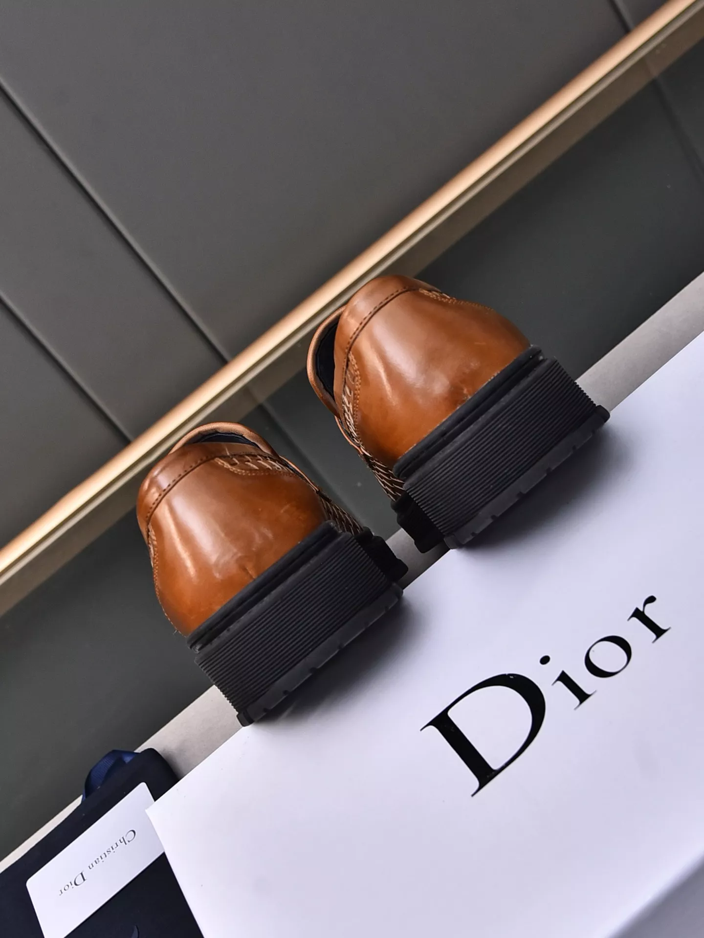 Christian Dior Leather Shoes For Men Trendy 4474