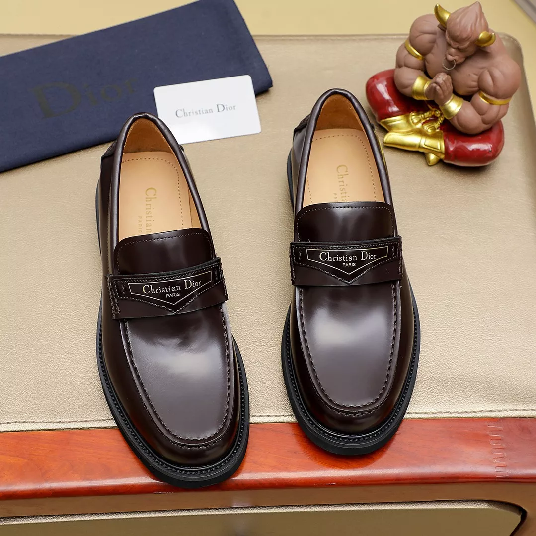 Christian Dior Leather Shoes For Men Trendy 6400