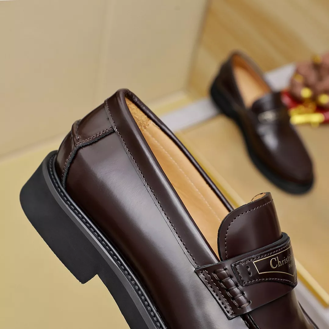 Christian Dior Leather Shoes For Men Trendy 6400
