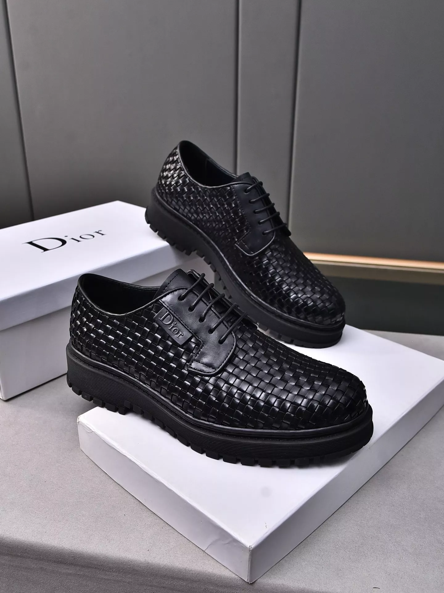 Christian Dior Leather Shoes For Men Unique 5168