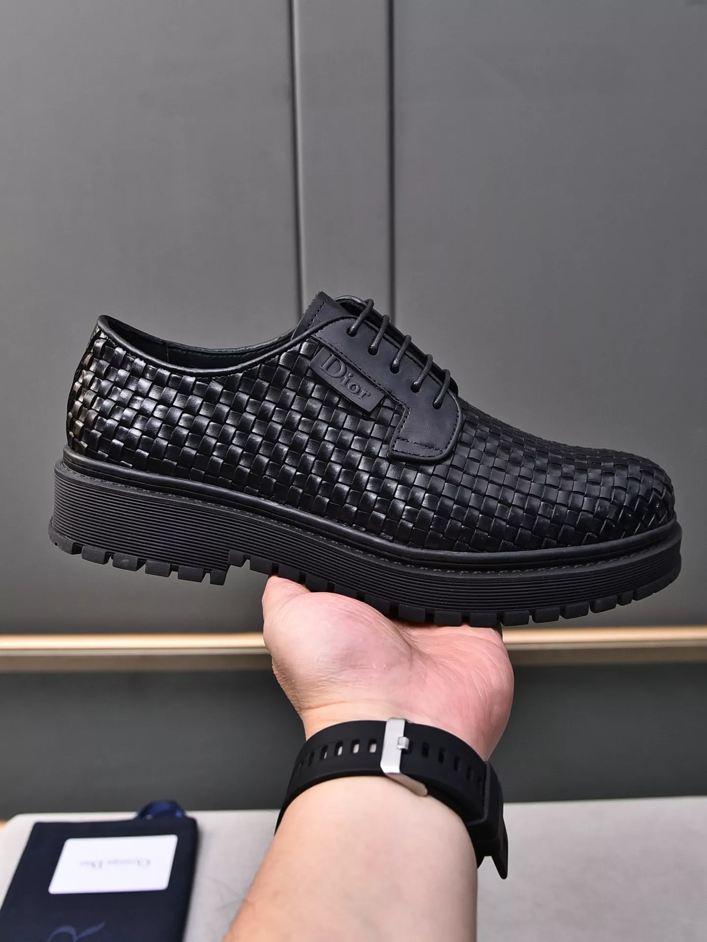 Christian Dior Leather Shoes For Men Unique 5168