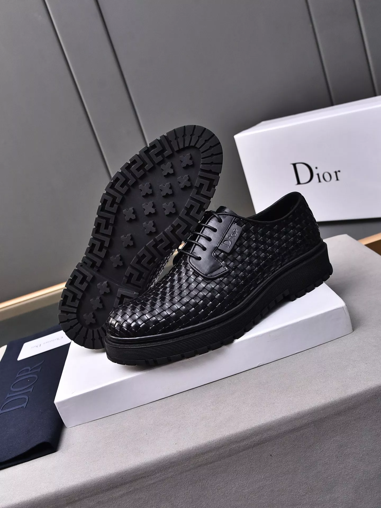 Christian Dior Leather Shoes For Men Unique 5168