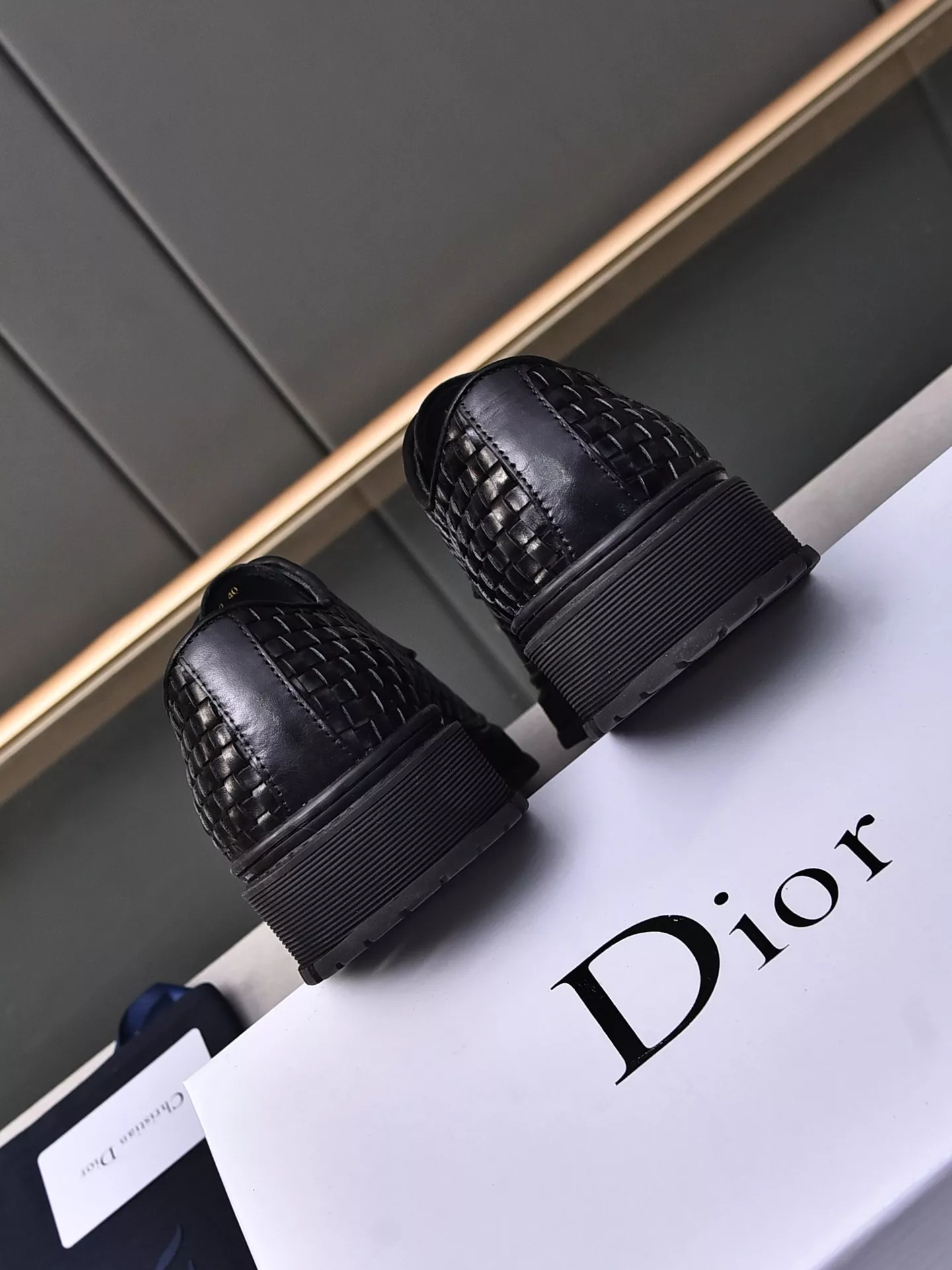 Christian Dior Leather Shoes For Men Unique 5168