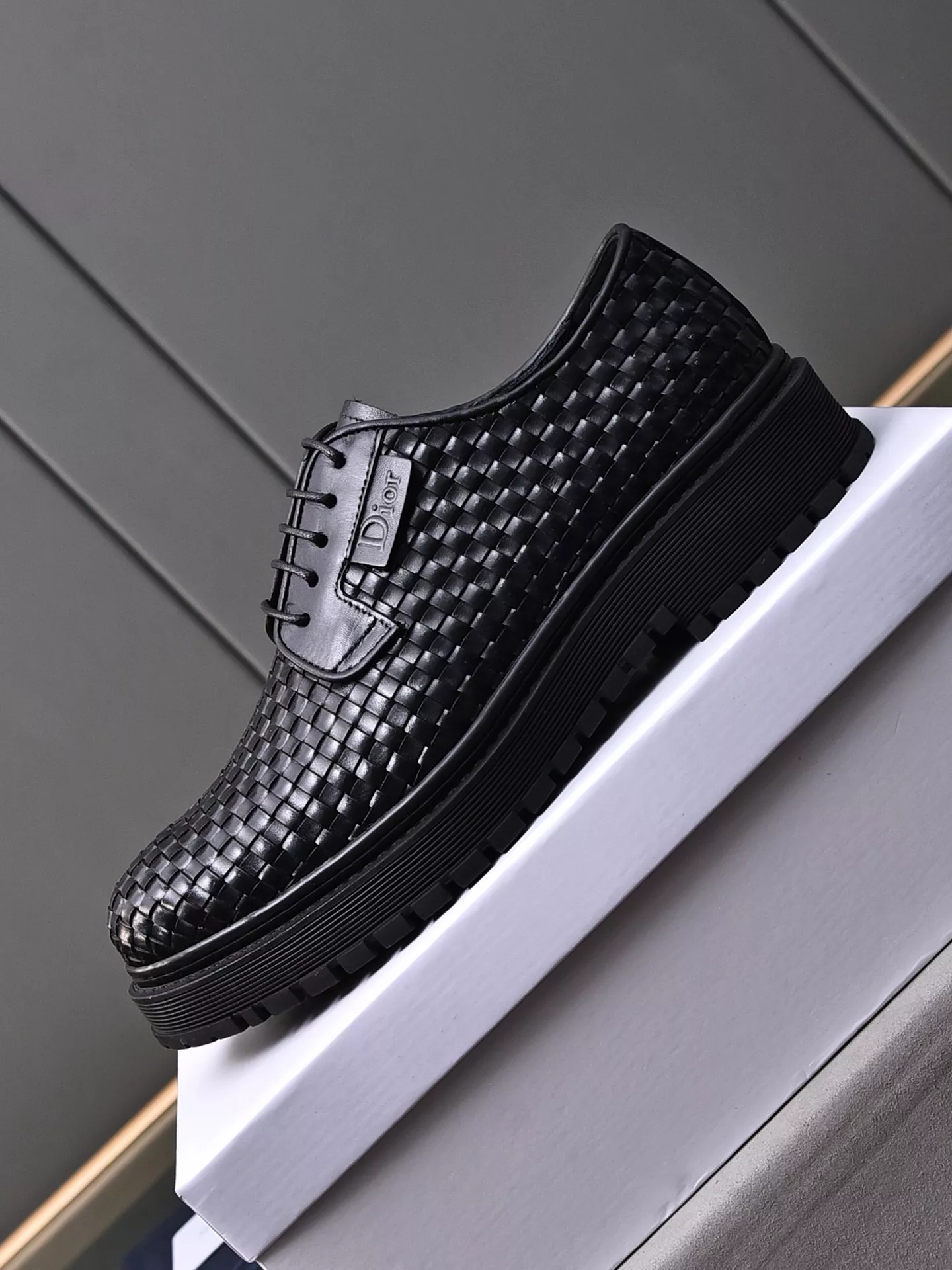 Christian Dior Leather Shoes For Men Unique 5168