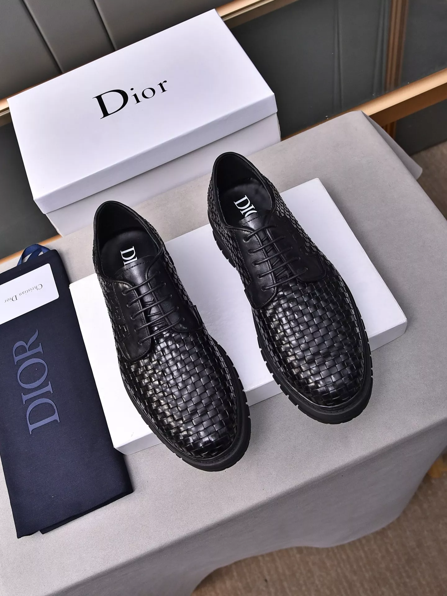 Christian Dior Leather Shoes For Men Unique 5168