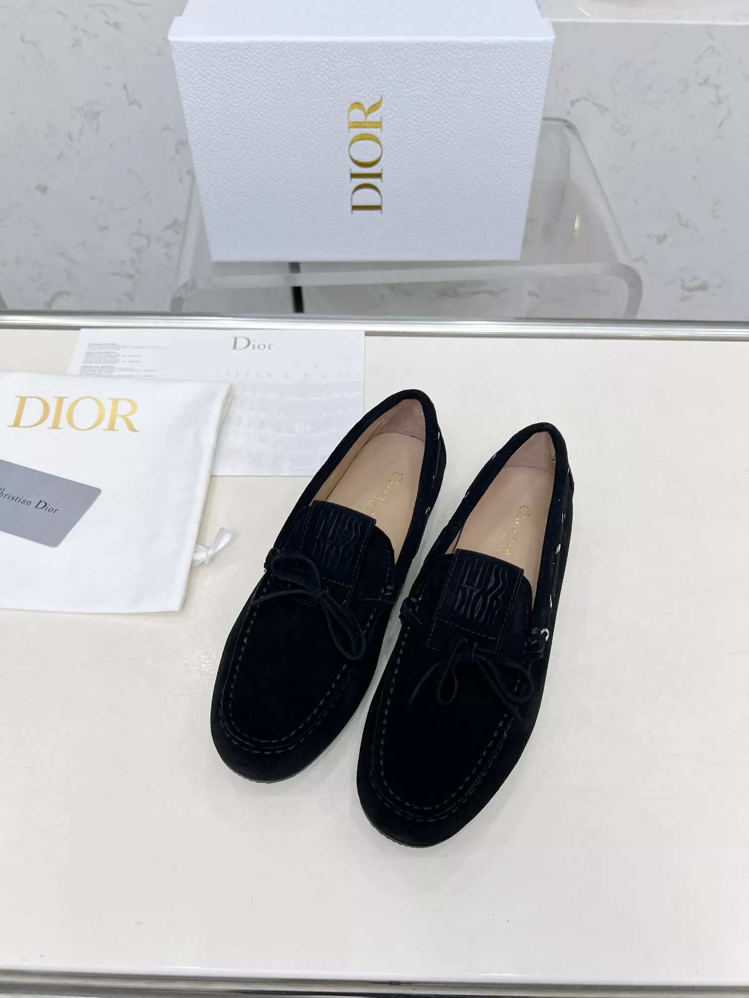Christian Dior Leather Shoes For Women Practical 4752