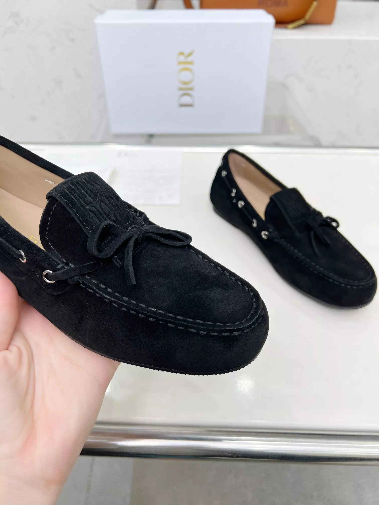 Christian Dior Leather Shoes For Women Practical 4752