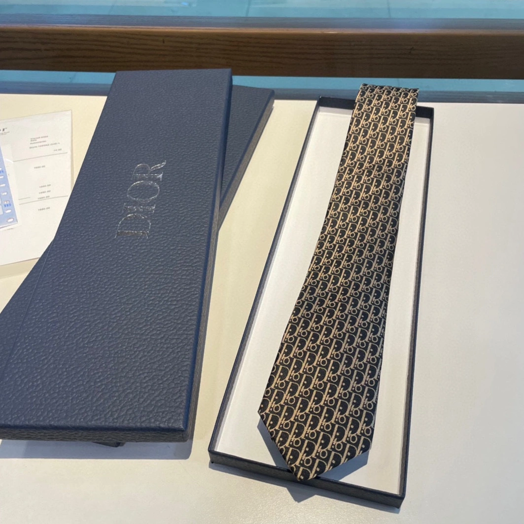 Christian Dior Necktie For Men Fashionable 9760