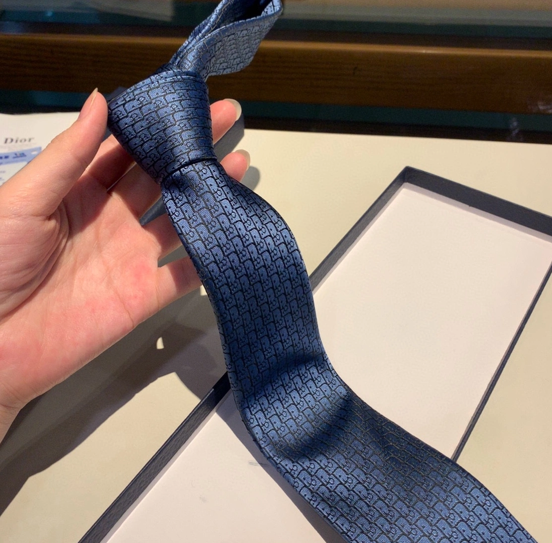 Christian Dior Necktie For Men Trendy 7554