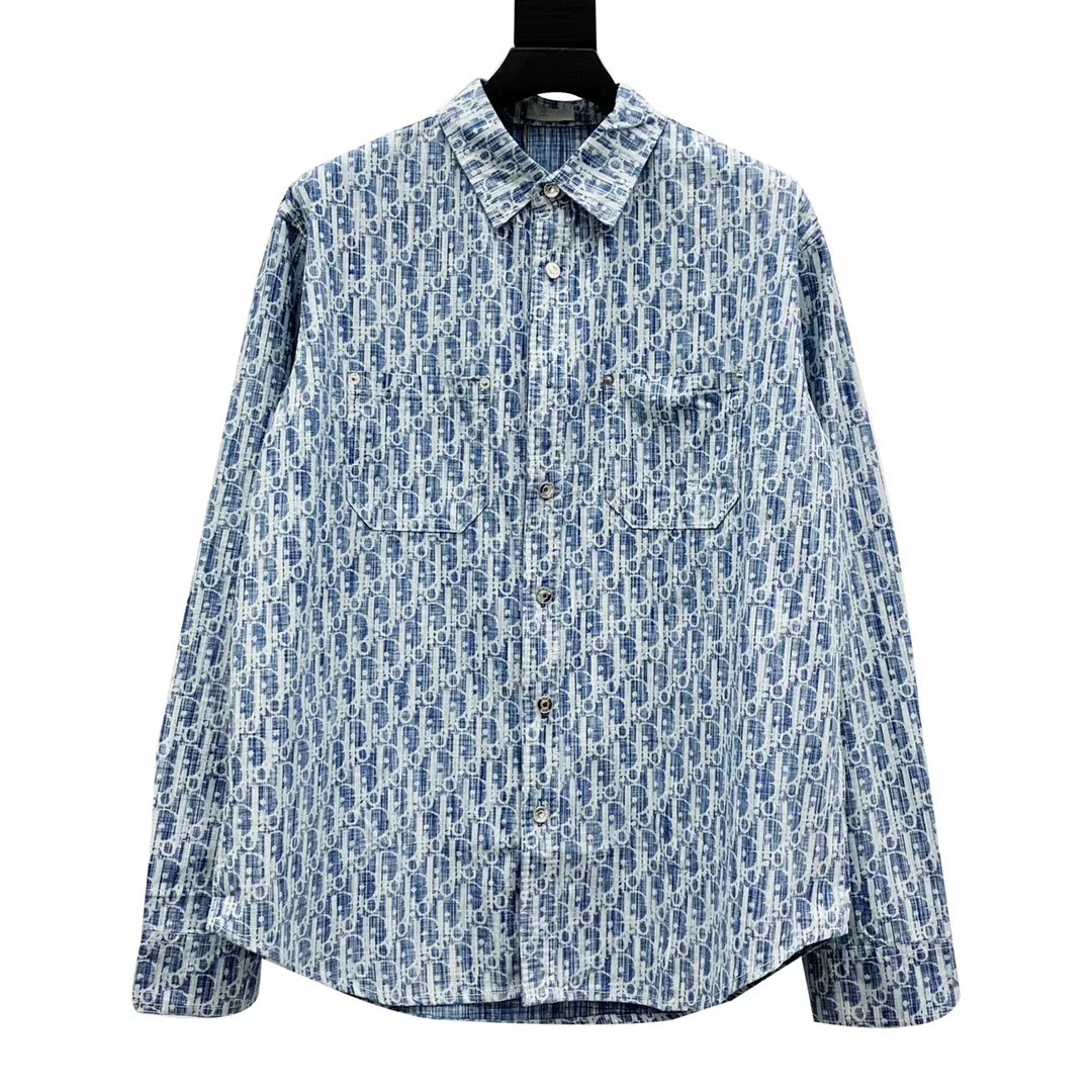 Christian Dior Shirts Long Sleeved For Men GoodFit 9785