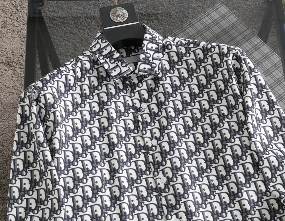 Christian Dior Shirts Long Sleeved For Men Vibrant 8467