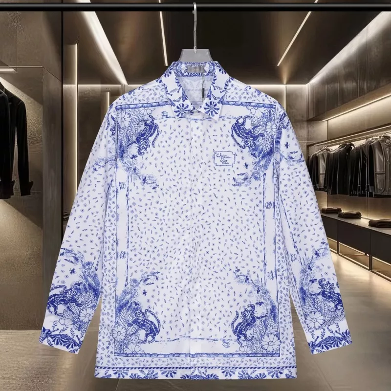 Christian Dior Shirts Long Sleeved For Unisex Trendsetting 9281