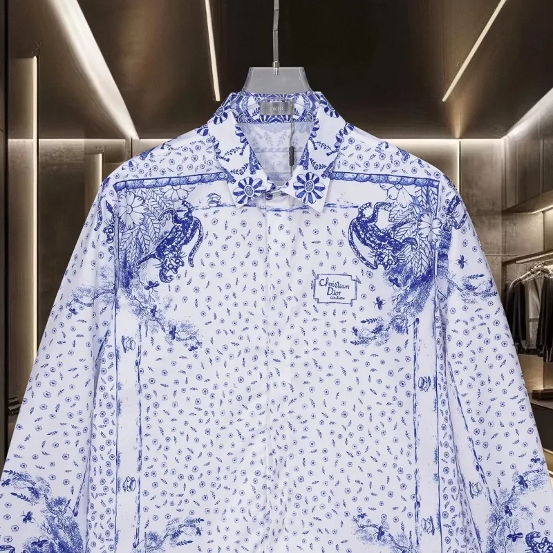 Christian Dior Shirts Long Sleeved For Unisex Trendsetting 9281