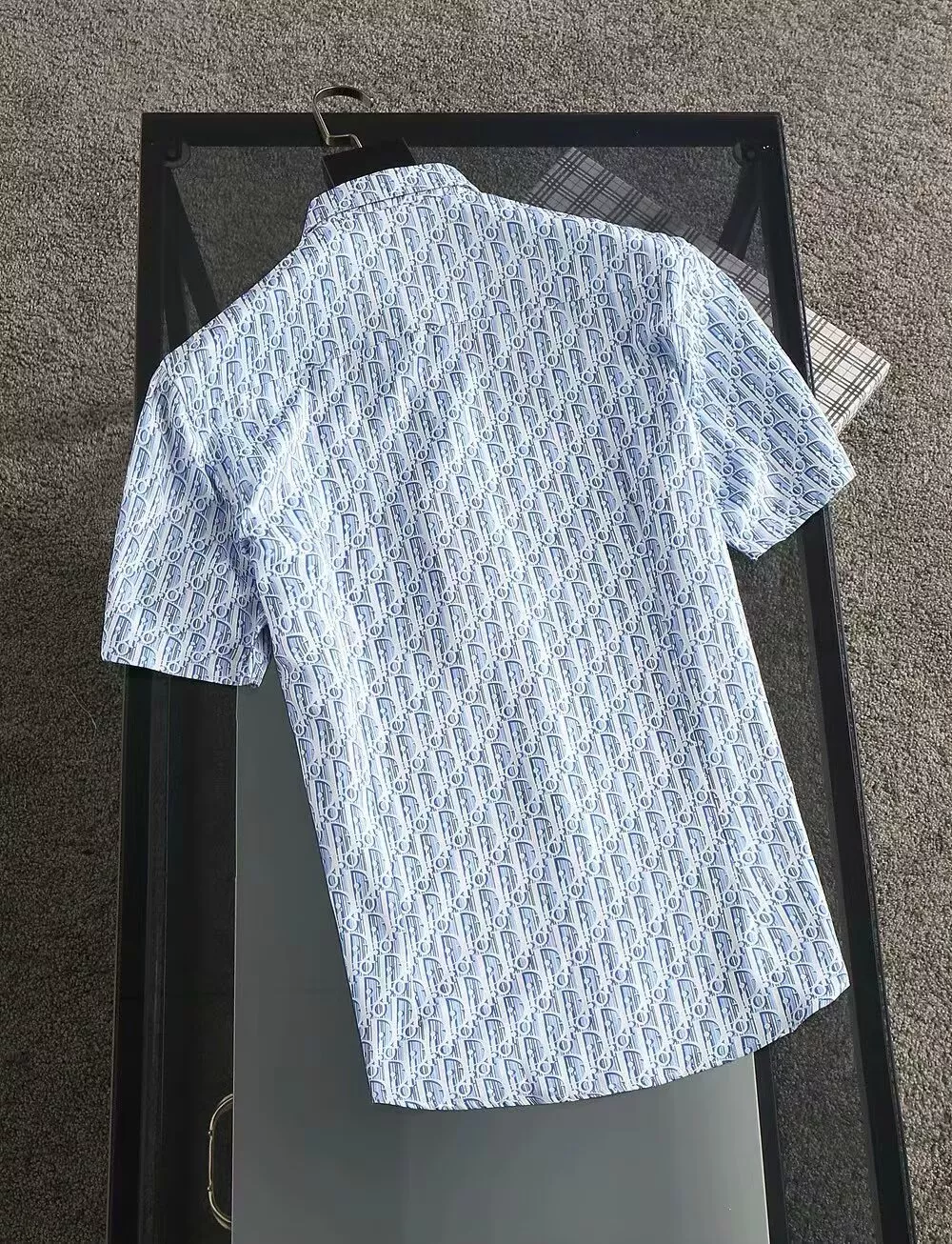 Christian Dior Shirts Short Sleeved For Men Breathable 7348