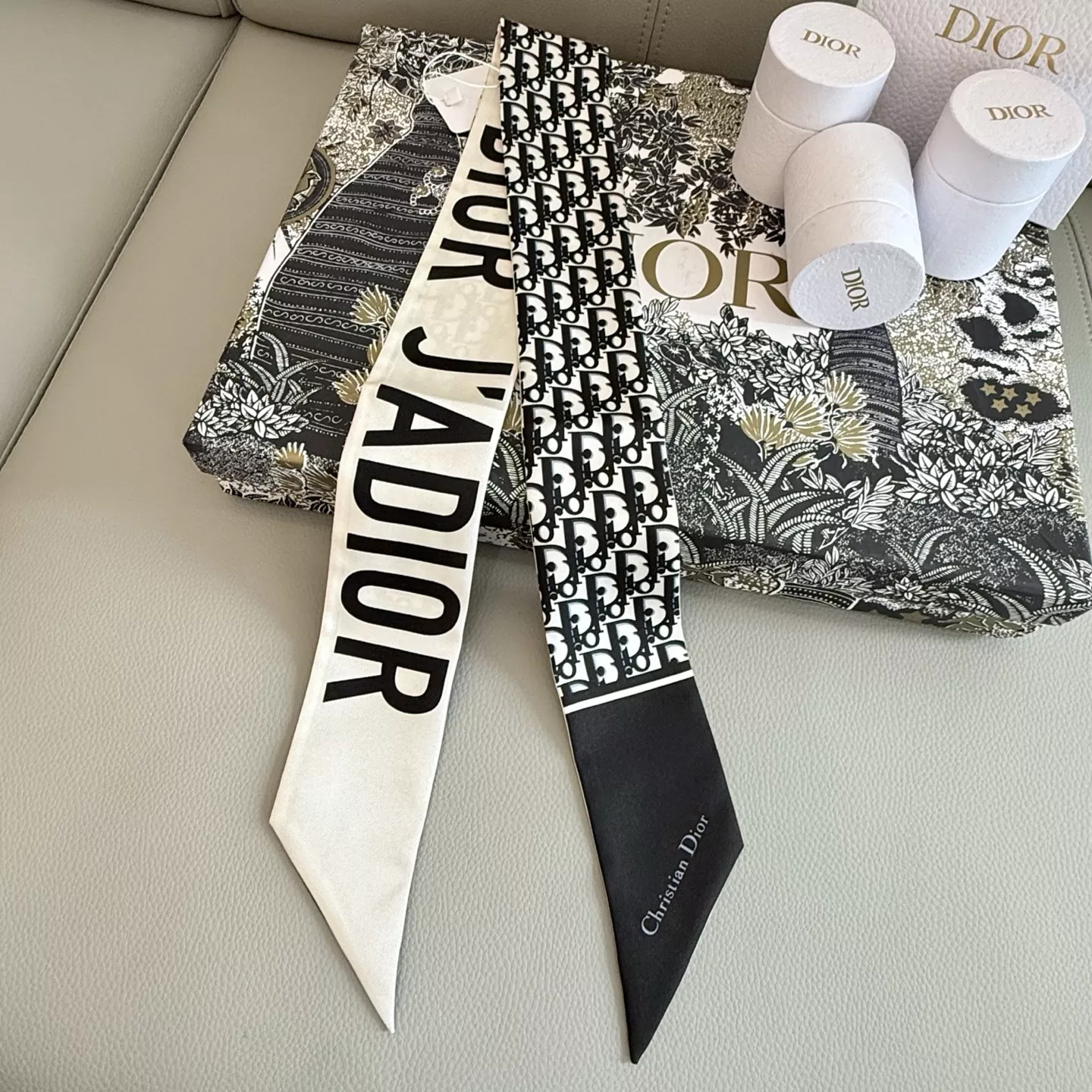 Christian Dior Silk Scarf Bold 385