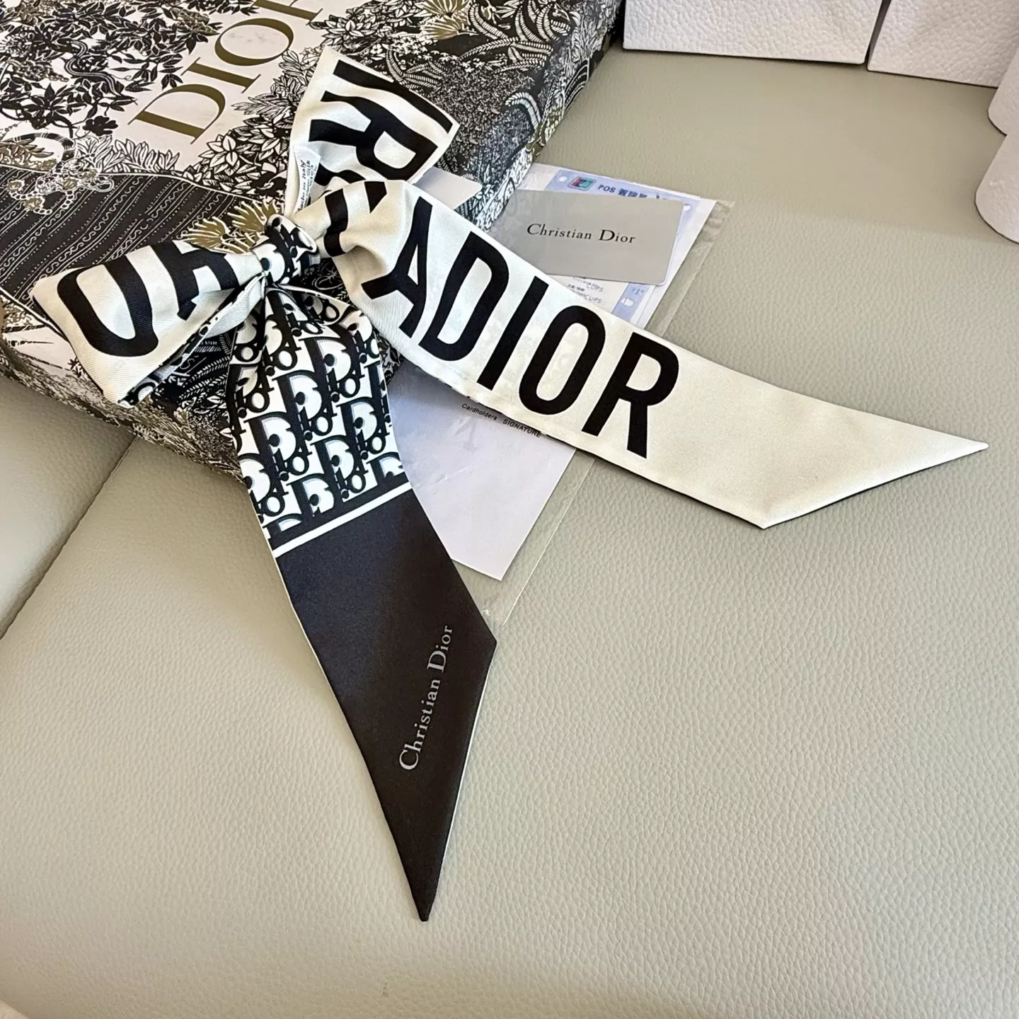 Christian Dior Silk Scarf Bold 385