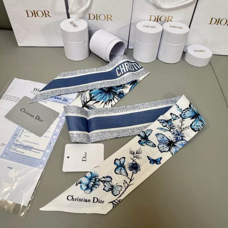 Christian Dior Silk Scarf Classic 6395