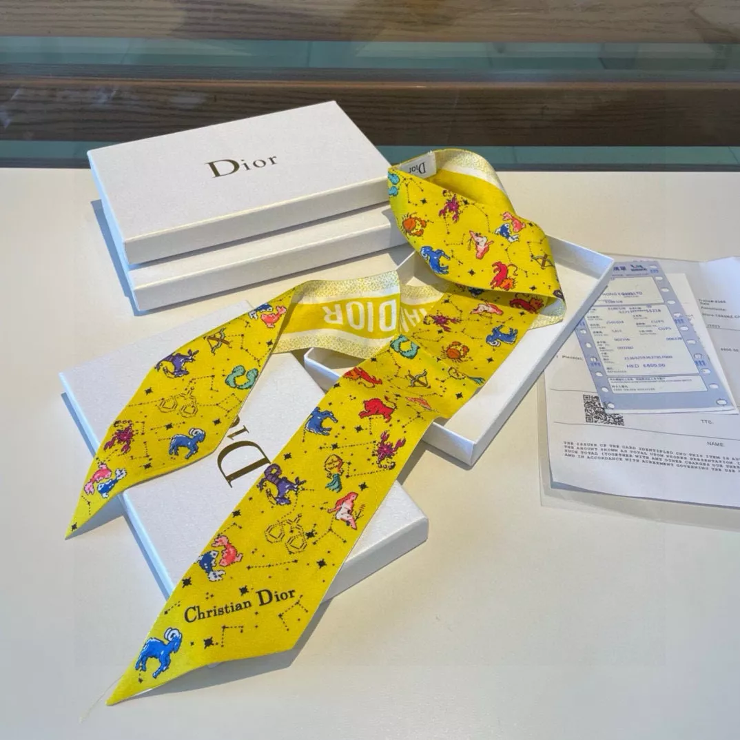 Christian Dior Silk Scarf Compact 7429