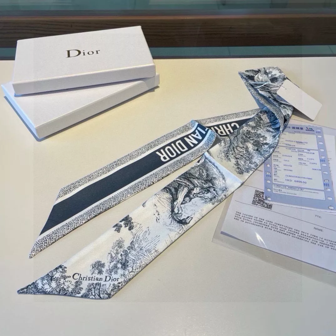 Christian Dior Silk Scarf DailyWear 4440
