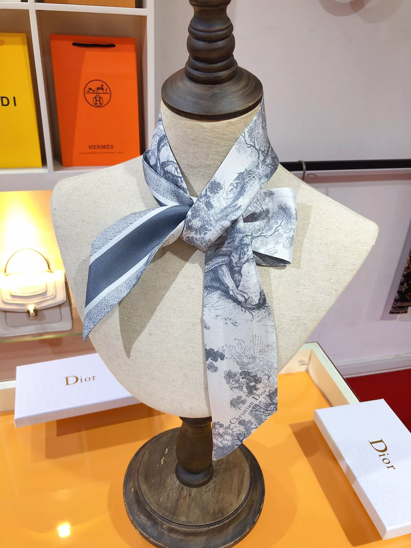 Christian Dior Silk Scarf Stylish 1829