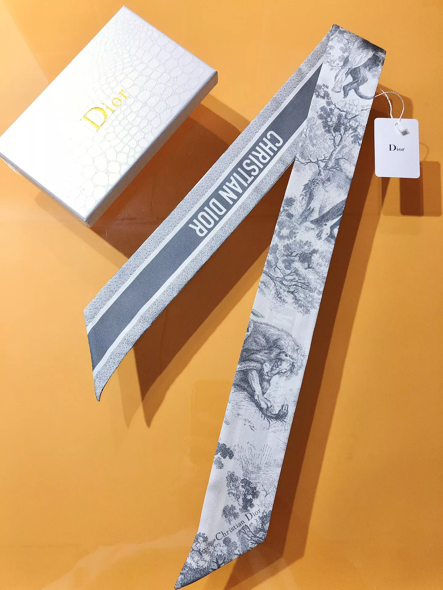 Christian Dior Silk Scarf Stylish 1829