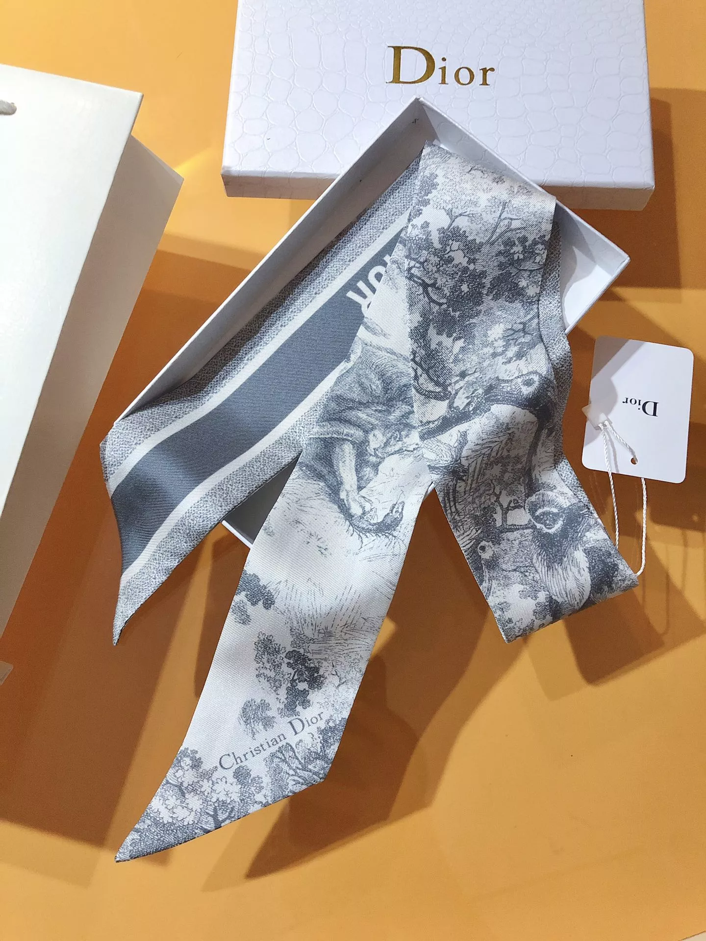 Christian Dior Silk Scarf Stylish 1829