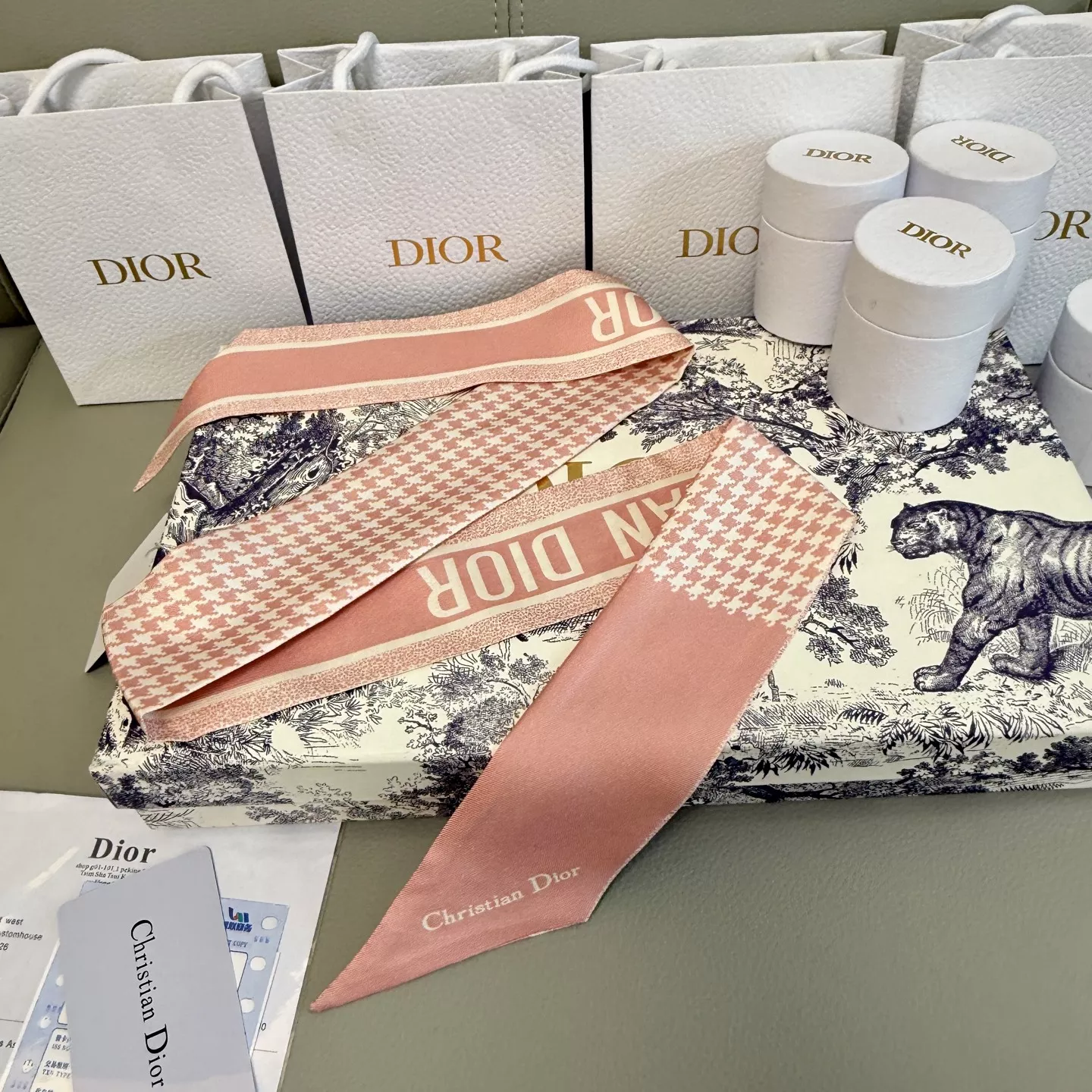 Christian Dior Silk Scarf TopPick 6246