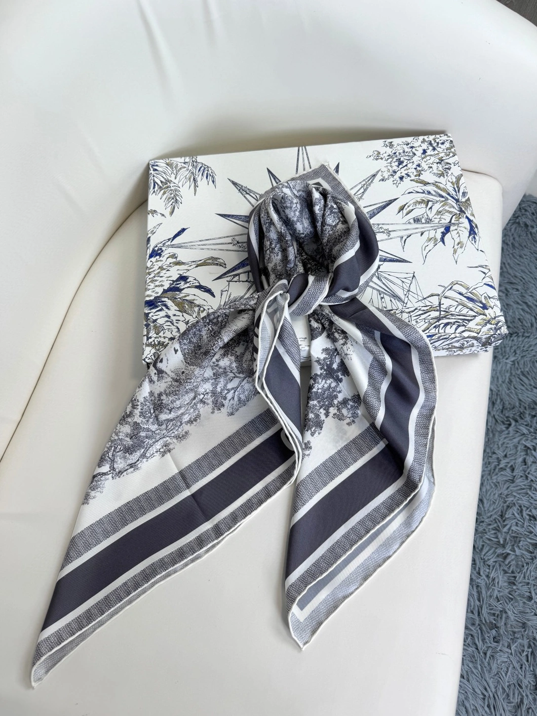 Christian Dior Silk Squares For Women Elegant 2663