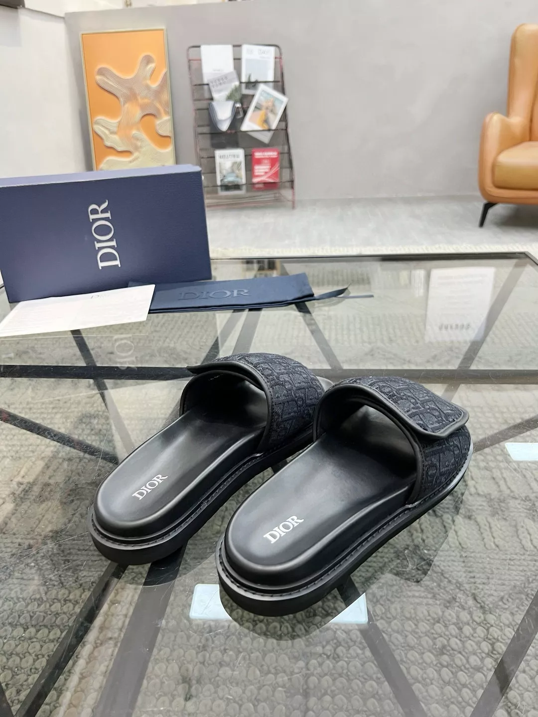 Christian Dior Slippers For Men Vibrant 6688