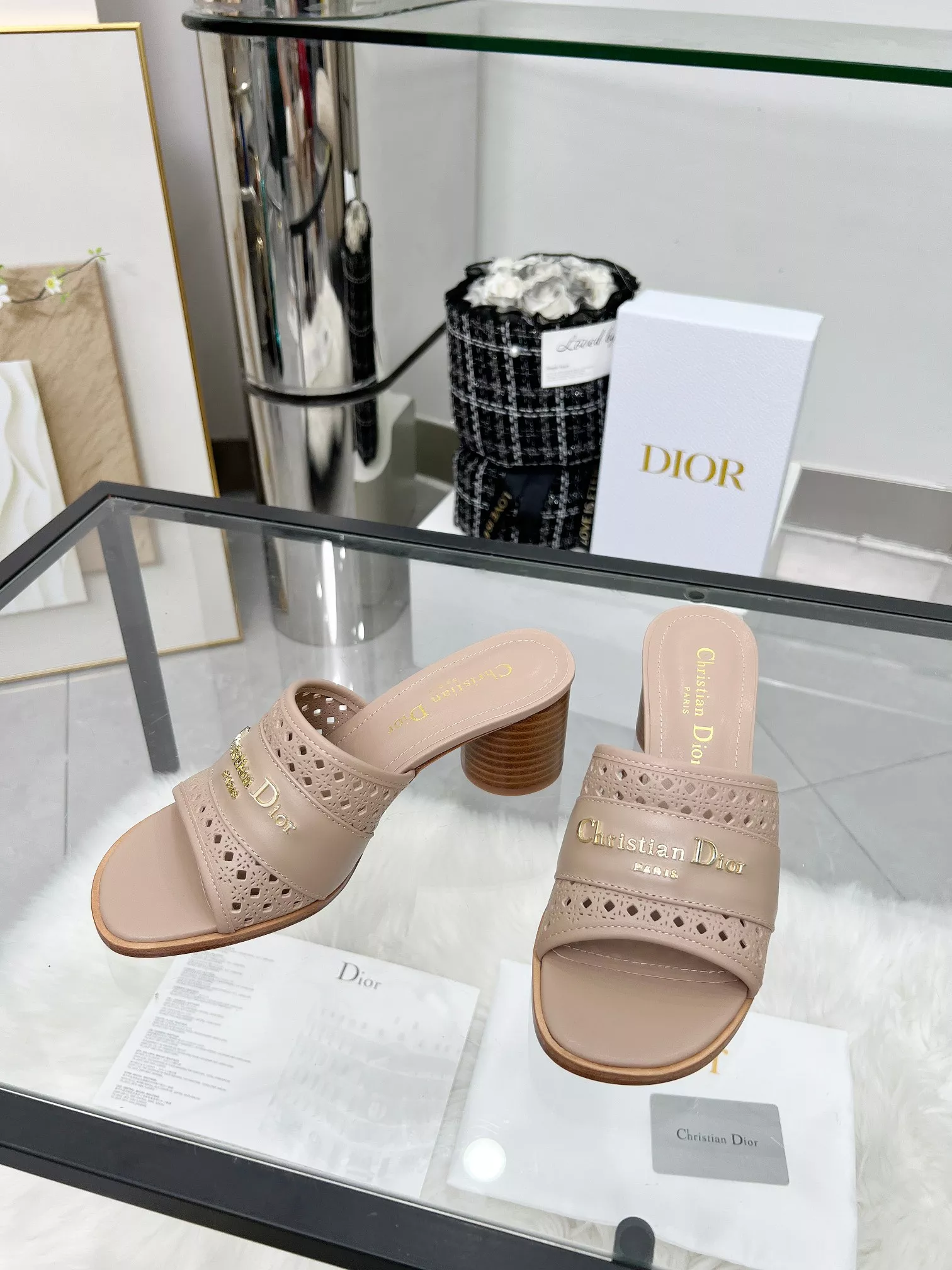 Christian Dior Slippers For Women Breathable 5542