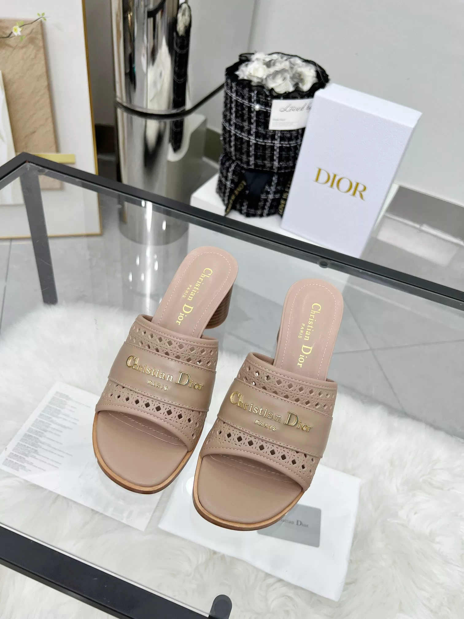 Christian Dior Slippers For Women Breathable 5542