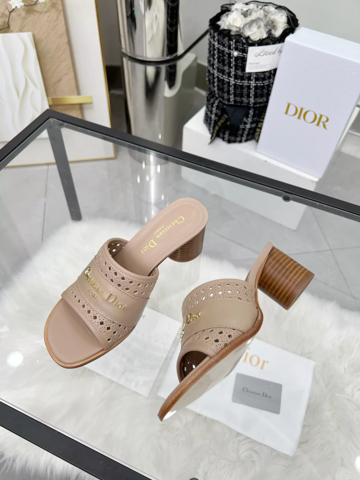 Christian Dior Slippers For Women Breathable 5542