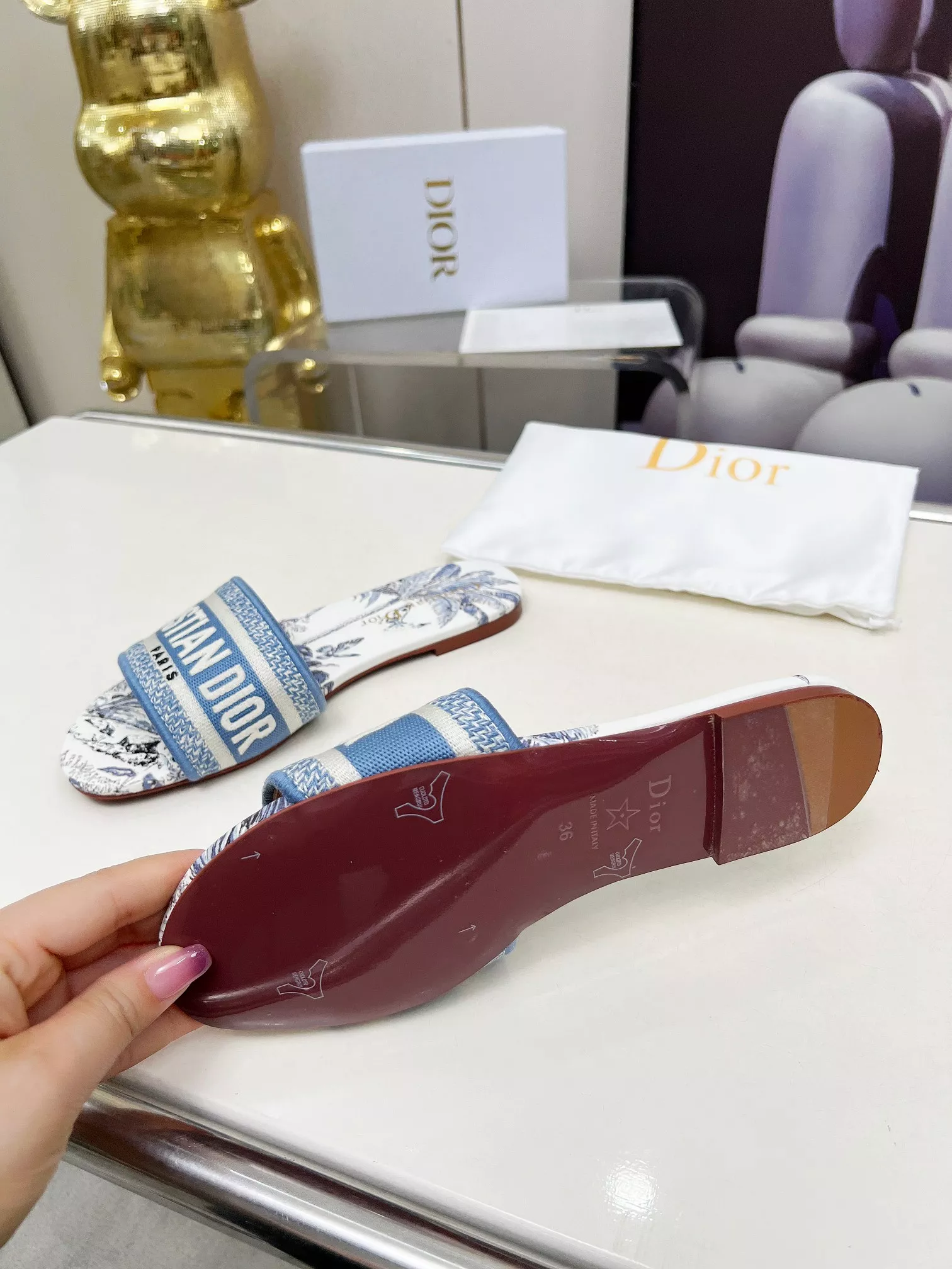 Christian Dior Slippers For Women Classic 722