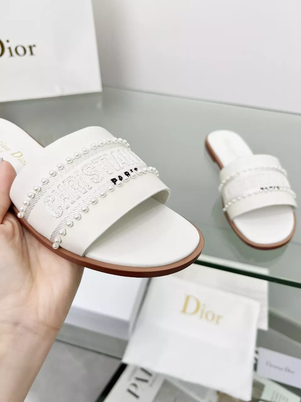 Christian Dior Slippers For Women Compact 2979