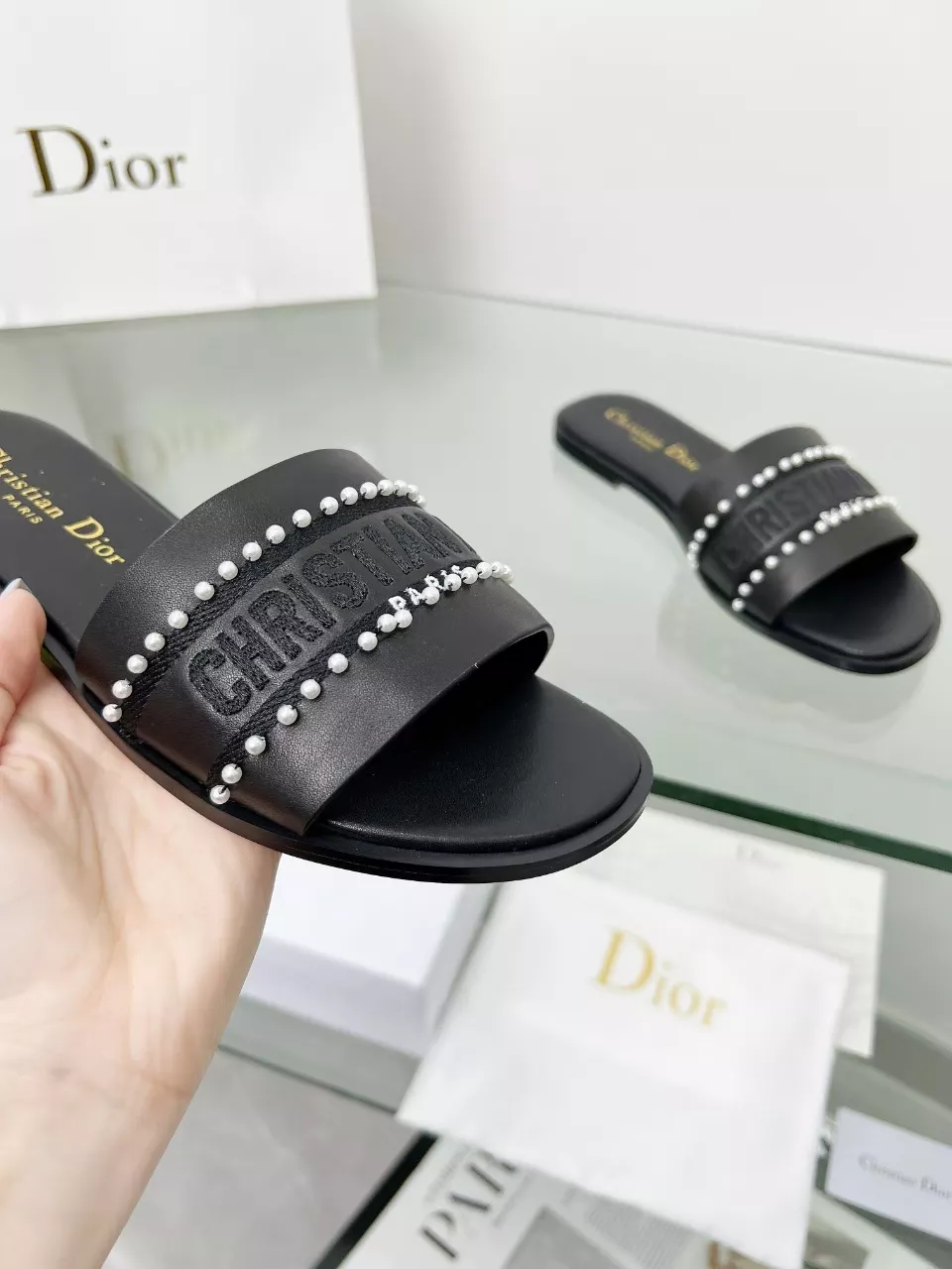 Christian Dior Slippers For Women Elegant 2607