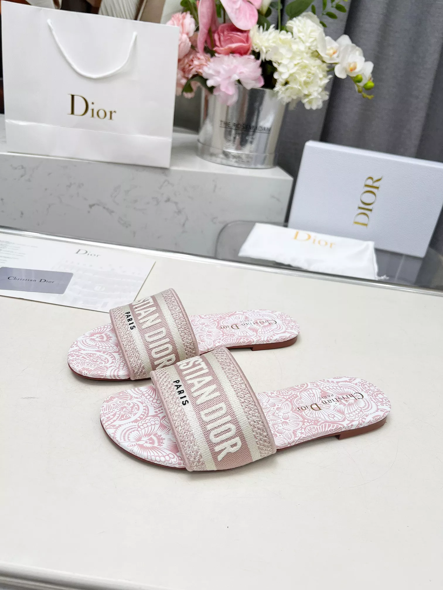 Christian Dior Slippers For Women Elegant 2708