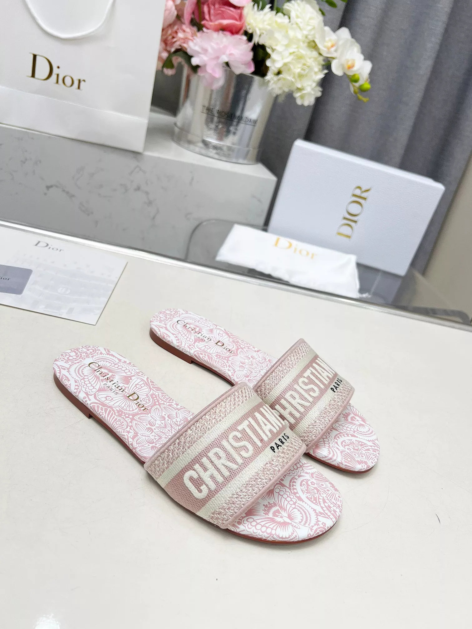 Christian Dior Slippers For Women Elegant 2708