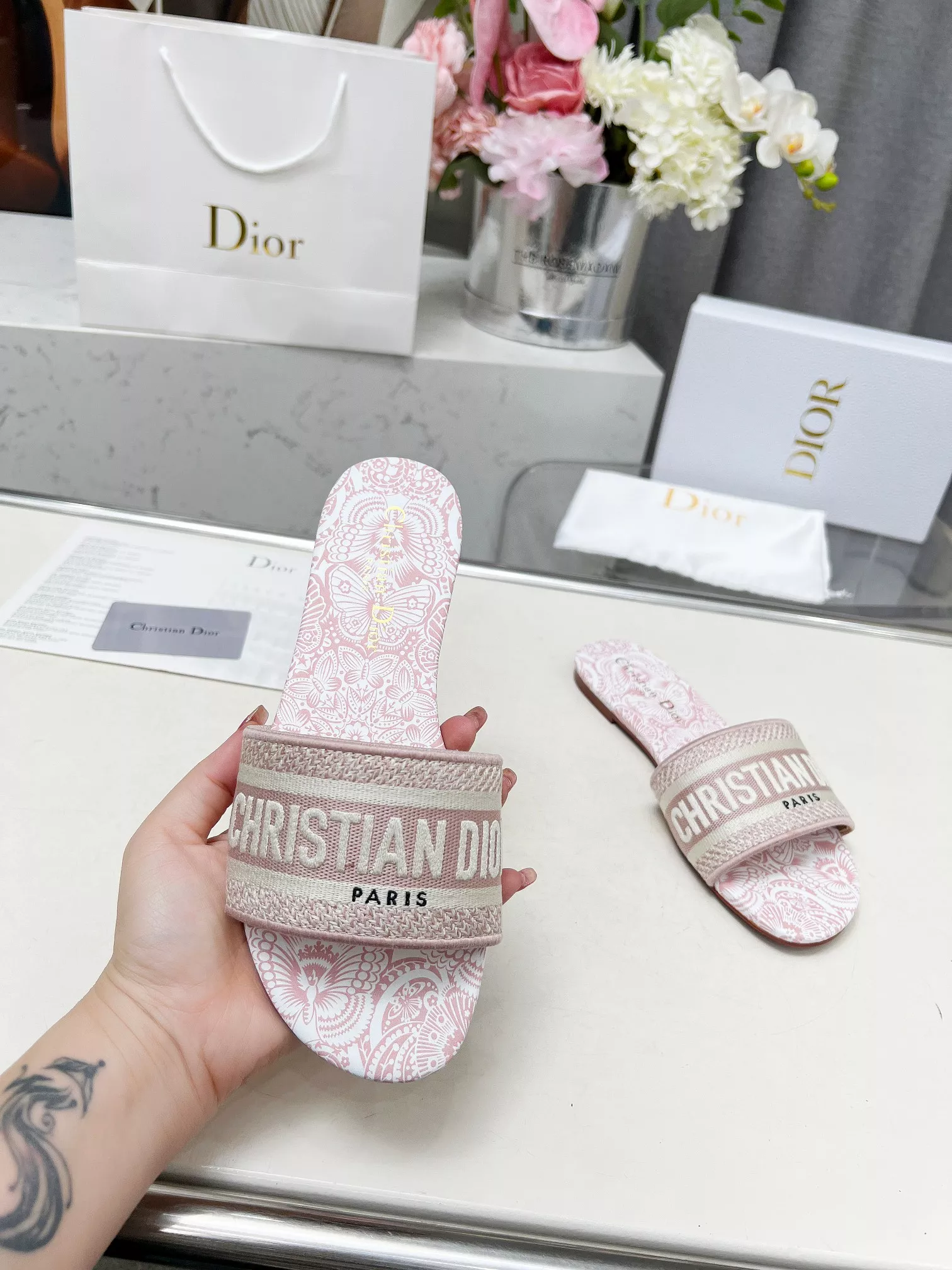 Christian Dior Slippers For Women Elegant 2708