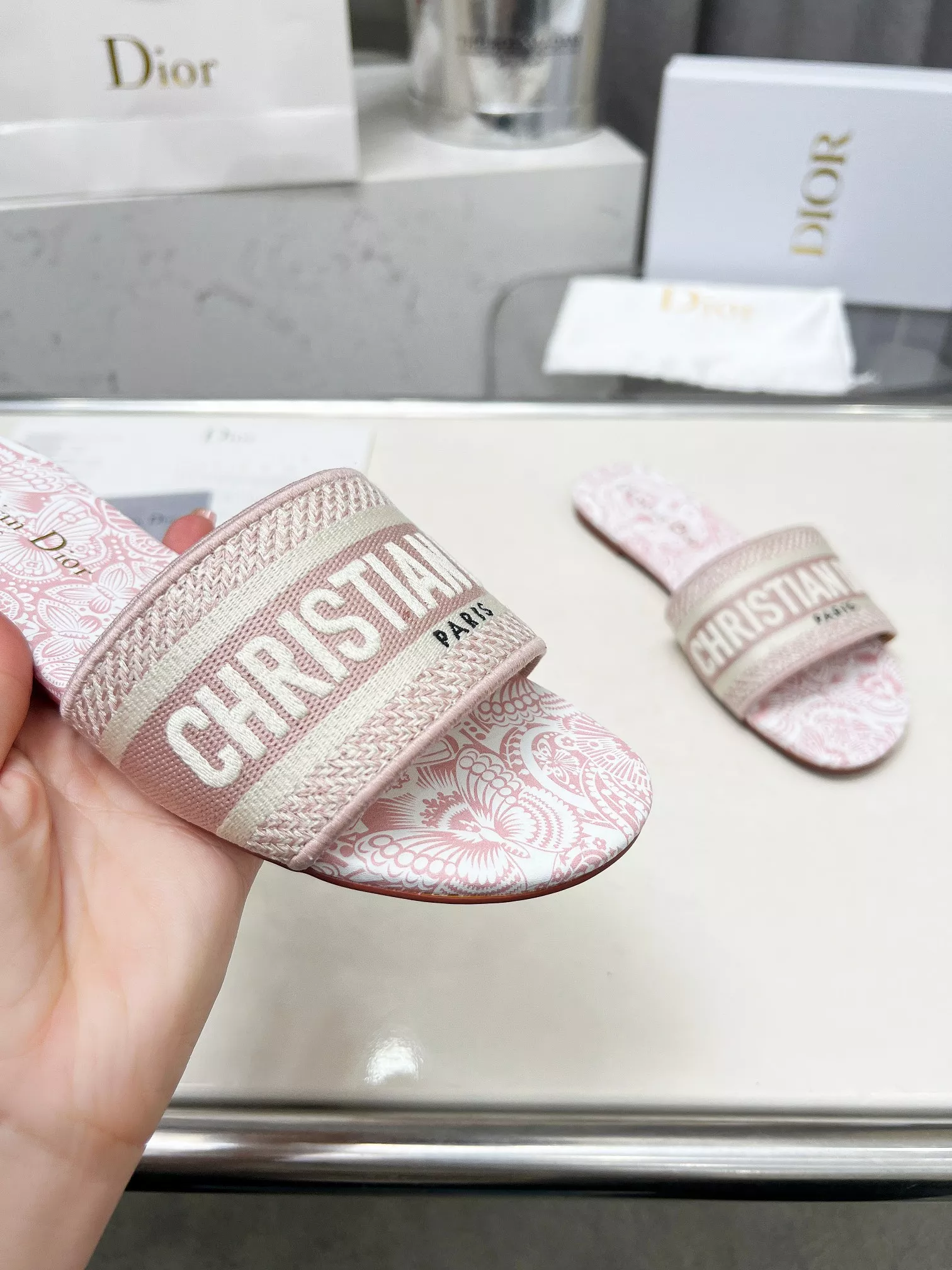 Christian Dior Slippers For Women Elegant 2708