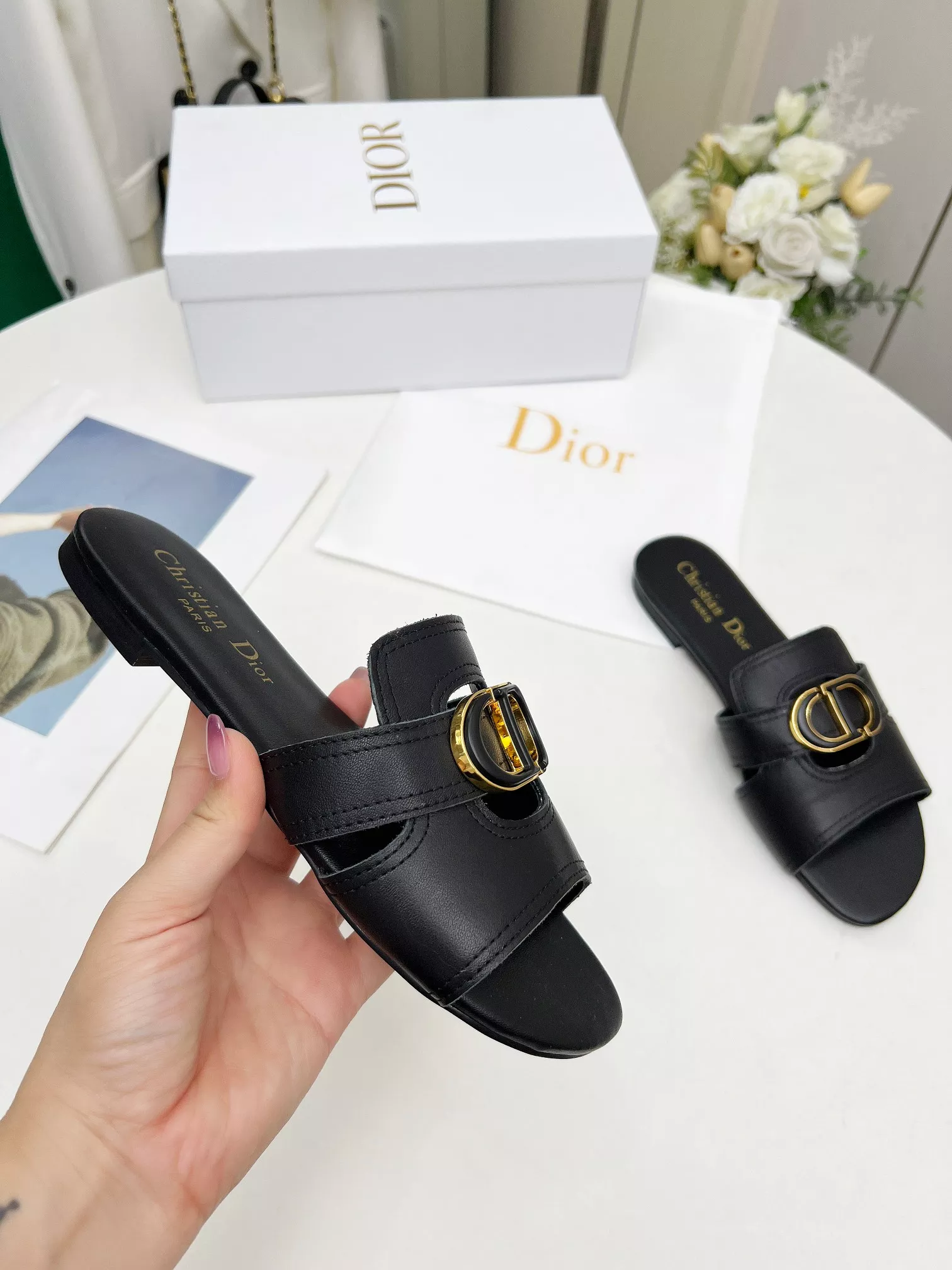 Christian Dior Slippers For Women Popular 7890