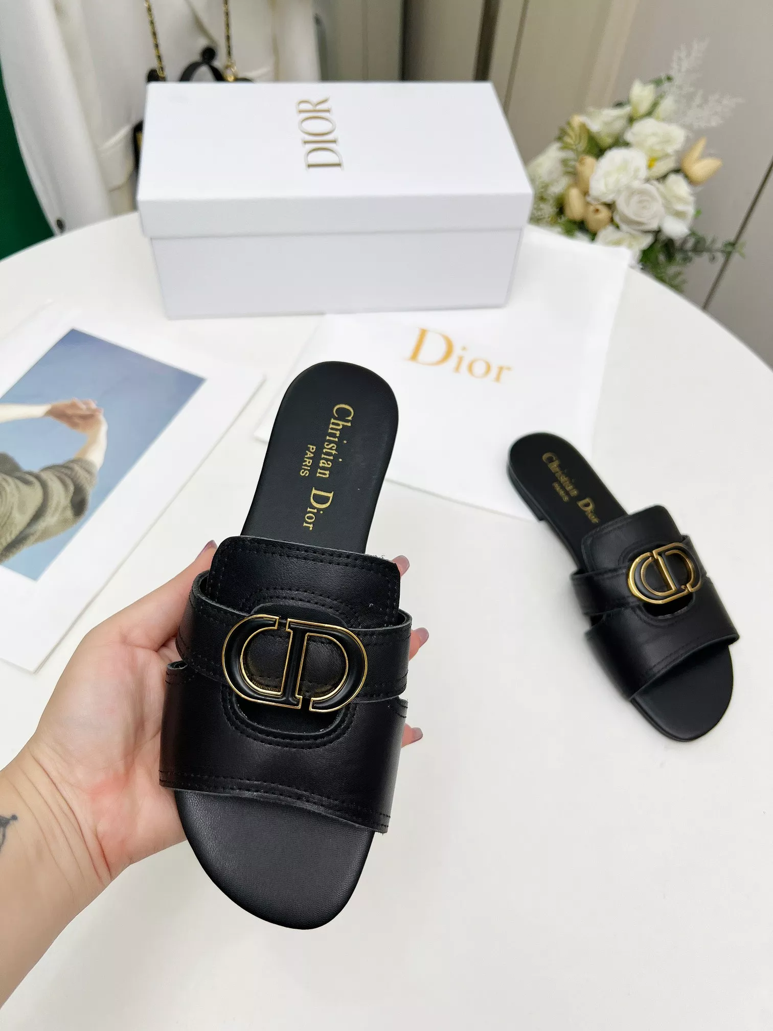 Christian Dior Slippers For Women Popular 7890